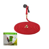 Шланг для полива растягивающийся с распылителем 7.5-22.5 метров,75FT