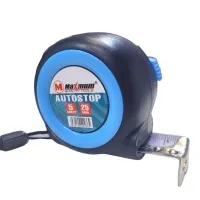 Рулетка измерительная с трещоточным фиксатором, 5м*25 мм, М-108, «Maximum» (2803)